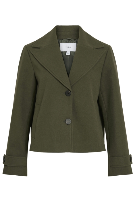 Vila visolo l/s short jacket/tes
